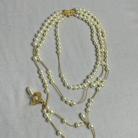 Vivienne Westwood Irregular Gold Necklace - Picture 7 of 10